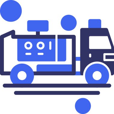 - Araba. Web simgesi basit illüstrasyon