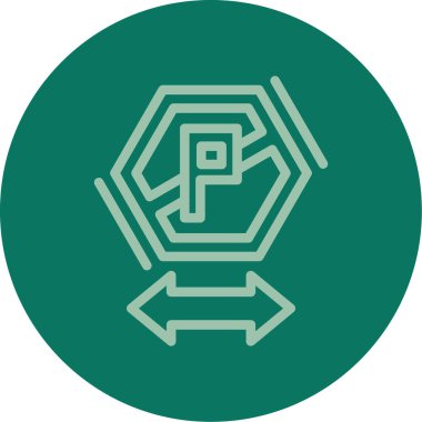 Eşsiz pusula vektör simgesi