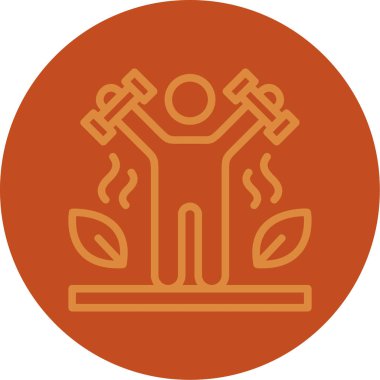 Çelenkli bir kadının vektör çizimi