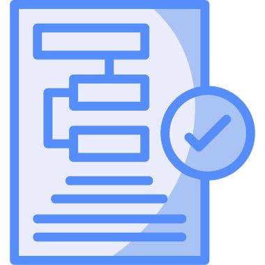 kontrol listesi simgesi, vektör illüstrasyonu