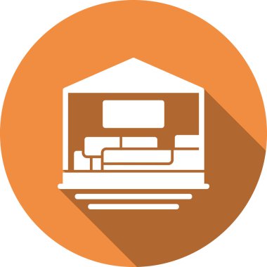 Modern simgenin vektör illüstrasyonu