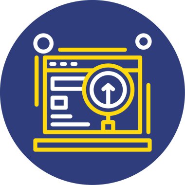 vektör lcd simgesi illüstrasyonu