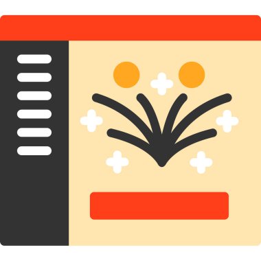 Kitap. Web simgesi basit illüstrasyon