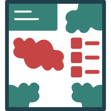 Web tasarım simgesi, vektör illüstrasyonu