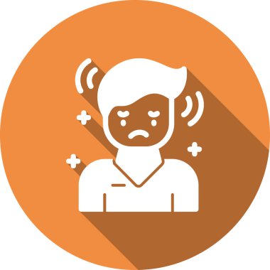 kızgın. Web simgesi basit illüstrasyon