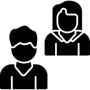 İnsan simgesi, vektör illüstrasyonu