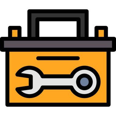 kutu teslim paketi simgesi - taslak biçimi