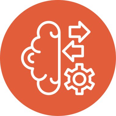 Vites vektör simgesi. biçim düz yuvarlak sembol, kahverengi renk, yuvarlak açılar, beyaz arkaplan.