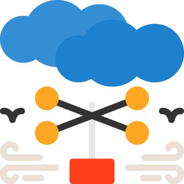 bulut hesaplama ağı simgesi