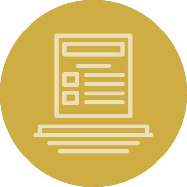 Modern eğitim ikonunun vektör illüstrasyonu