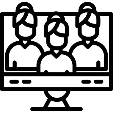 Çevrimiçi konferans. Basit tasarım