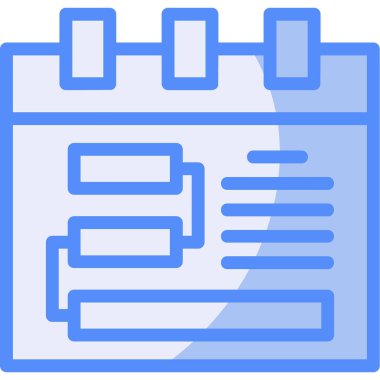 Takvim olay tarihi simgesi - taslak biçimi