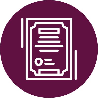 Dosya biçim simgesinin vektör illüstrasyonu