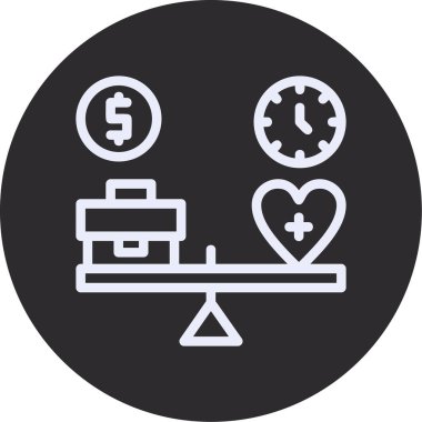 Dolar simgesi vektör illüstrasyonu