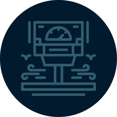 Robot simgesinin vektör illüstrasyonu