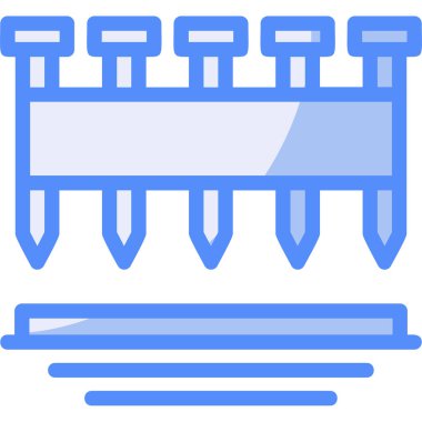 Yapı araçları simgesi, vektör illüstrasyonu