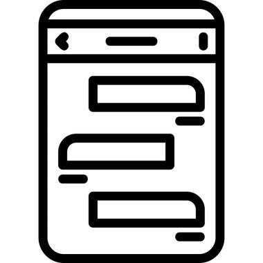 Kitap simgesini, basit vektör çizim