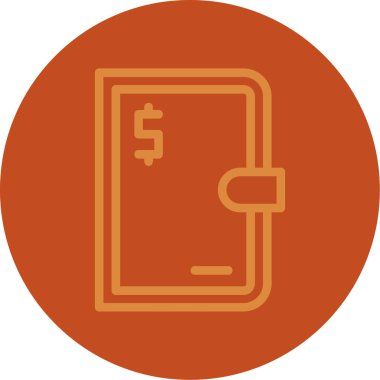 Para için. Web simgesi basit illüstrasyon