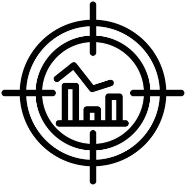 grafik ikonu vektör illüstrasyonu