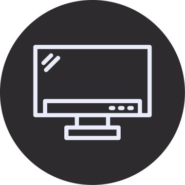 izleyici ikon vektör illüstrasyonu