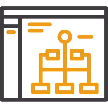 Ağ simgesi. vektör illüstrasyonu