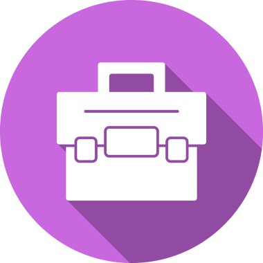 Çanta. Web simgesi basit illüstrasyon