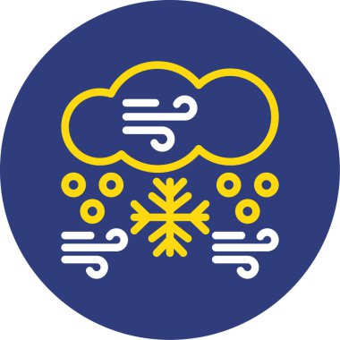 Kar simge vektör çizim