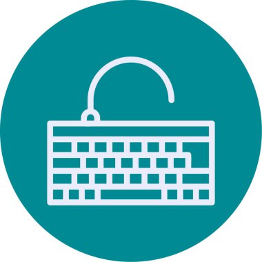 Daktilo simge vektör çizim