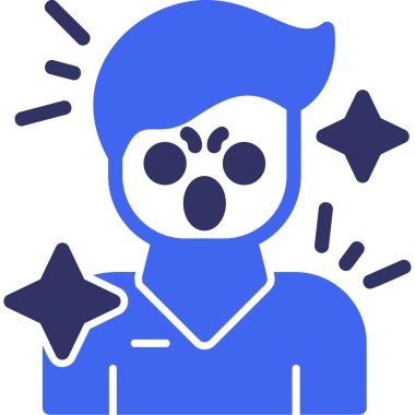 avatar. Web simgesi basit illüstrasyon