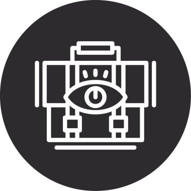 Kamera. Web simgesi basit tasarım