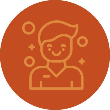 Müşteri servisi. Basit vektör simgesi