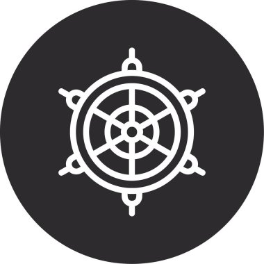 Bir yıldız simgesinin vektör illüstrasyonu