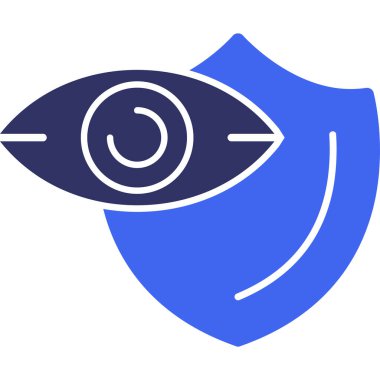 Göz simgesi web basit vektör illüstrasyonu