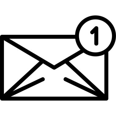 vektör zarfı simgesi, illüstrasyon