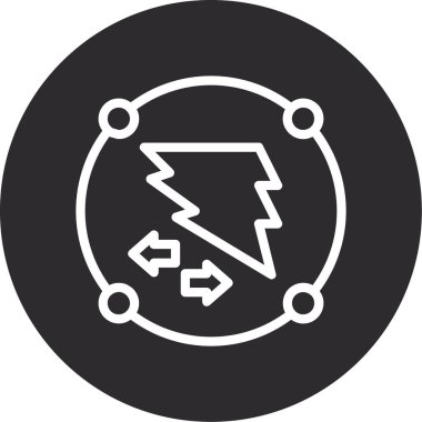 seo modern simgesinin vektör illüstrasyonu