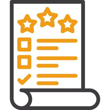 Kalite Denetimi İki Renk, Vektör İllüstrasyonu