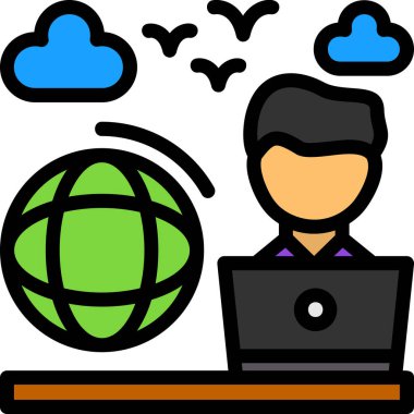 bulut İnternet simgesi