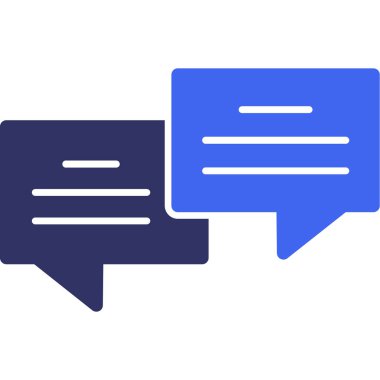 baloncuk sohbet simgesi Doldurulmuş dış hat biçimi