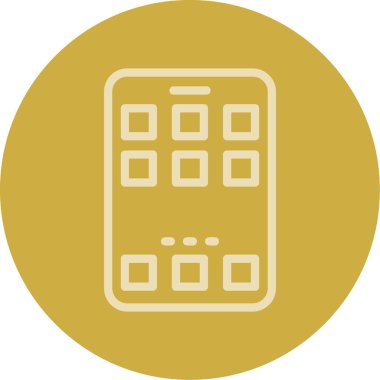 Eşsiz Hesap Makinesi Vektör Kabartma Simgesi