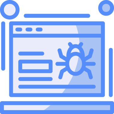 Virüs web koruma simgesi