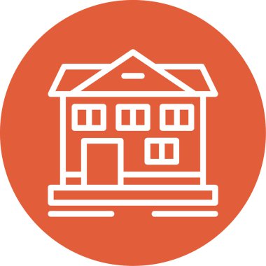 ev simgesi vektör illüstrasyonu