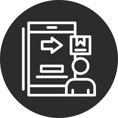 seo modern simgesinin vektör illüstrasyonu