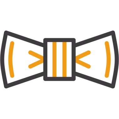 Papyon simgesi. Basit örnek papyon vektör simgesi beyaz arka plan üzerinde izole web tasarımı için