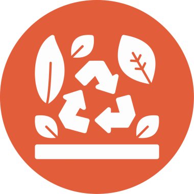 Geri dönüşüm simgesinin vektör çizimi