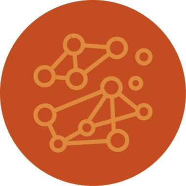 eşsiz ağ vektör çizgisi simgesi