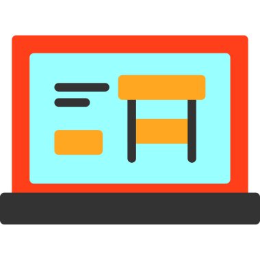 Web tasarım simgesi. vektör illüstrasyonu