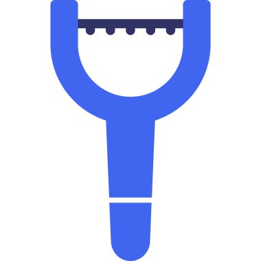 Kürek. Web simgesi basit illüstrasyon