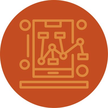 seo modern simgesinin vektör illüstrasyonu