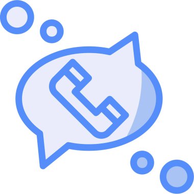 Telefonunuz var. Web simgesi basit illüstrasyon