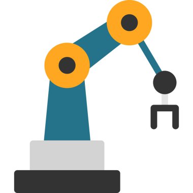 Robotik Kol vektör simgesi